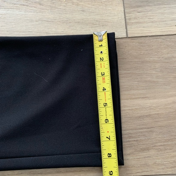 DKNY High Waisted Rise Black Dress Pants Ankle Crop Office Work Career Cropped - Picture 6 of 6